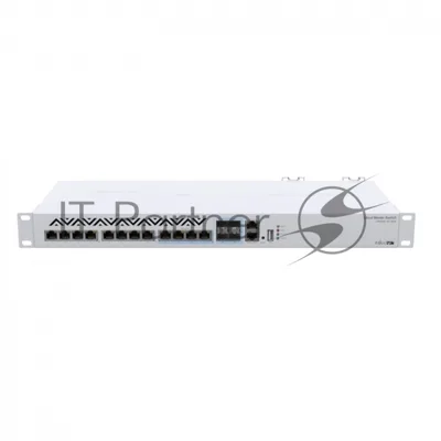 Коммутатор MikroTik CRS312-4C+8XG-RM, 8×10 Гбит/с + 4×10 Гбит/с Combo (SFP+/RJ-45), управляемый