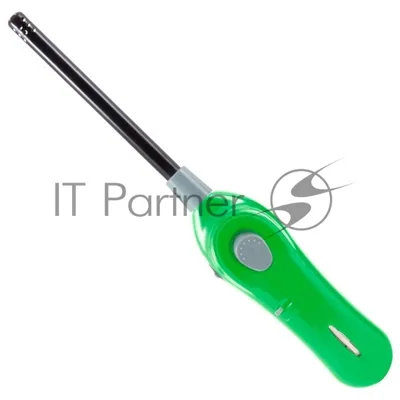 Пьезозажигалка ECOS GL-001G, зеленая, 26 см.