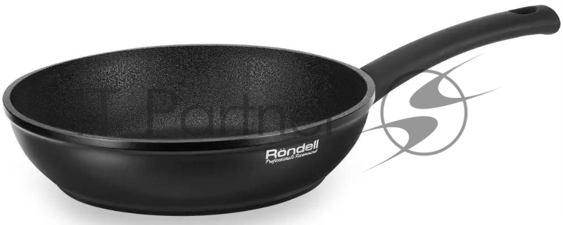 Сковорода Rondell Mustang RDA-597, 24 см, без крышки, черный