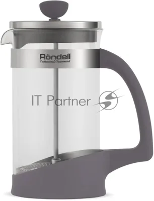 Френч-пресс Rondell Akzent RDS-937, 0.6 л, стальной