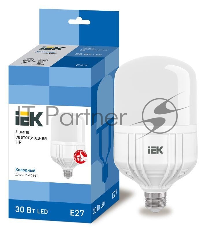 Лампа светодиодная IEK LLE-HP-30-230-65-E27 HP 30Вт 230В 6500К E27