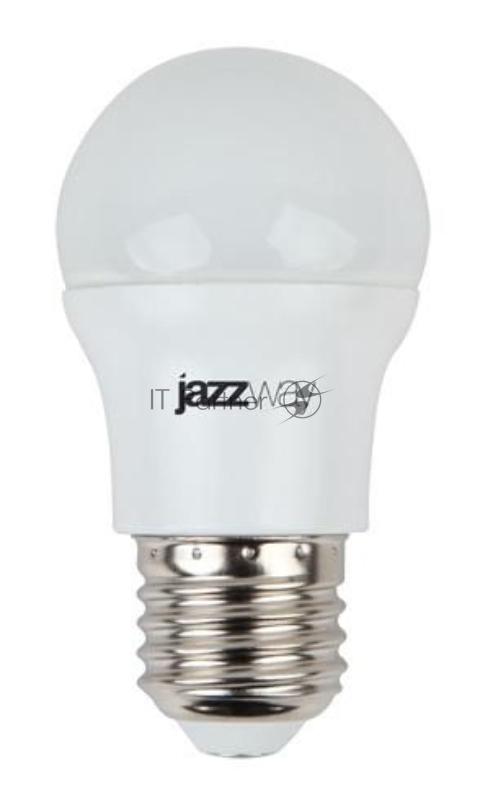 Лампа светодиодная JazzWay PLED-SP-G45 7Вт шар 3000К теплый белый E27 540лм 230В