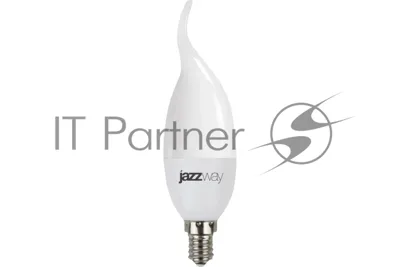 Лампа светодиодная JazzWay PLED-SP CA37 9Вт свеча 3000К теплый белый E14 820лм 230В