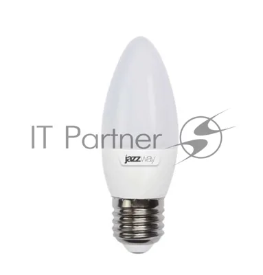 Лампа светодиодная JazzWay PLED-SP C37 9Вт свеча 3000К теплый белый E27 820лм 230В