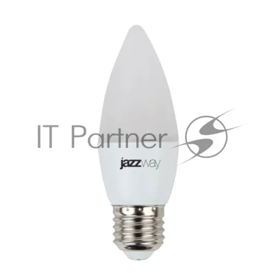Лампа светодиодная JazzWay PLED-SP C37 7Вт свеча 5000К холодный белый E27 560лм 230В