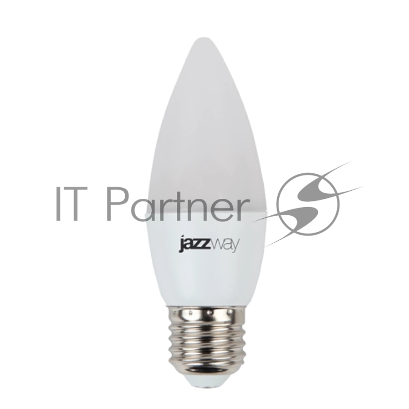 Лампа светодиодная JazzWay PLED-SP C37 7Вт свеча 3000К теплый белый E27 530лм 230В