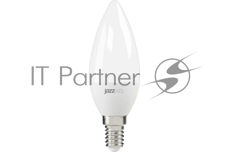 Лампа светодиодная JazzWay PLED-SP C37 7Вт свеча 5000К холодный белый E14 560лм 230В