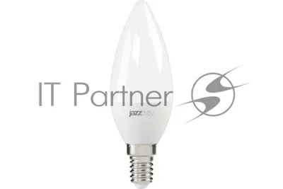 Лампа светодиодная JazzWay PLED-SP C37 7Вт свеча 5000К холодный белый E14 560лм 230В