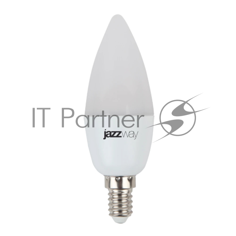 Лампа светодиодная JazzWay PLED-SP C37 7Вт свеча 3000К теплый белый E14 530лм 230В