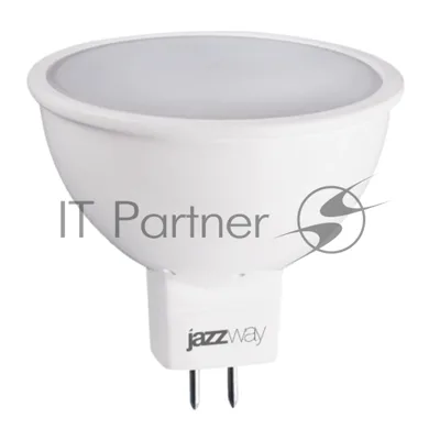 Лампа светодиодная JazzWay PLED-ECO-JCDR 5Вт 3000К теплый белый GU5.3 400лм 220-240В