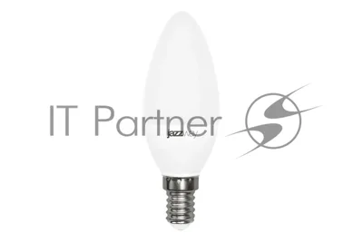 Лампа светодиодная JazzWay PLED-ECO-C37 5Вт свеча 3000К теплый белый E14 400лм 220-240В