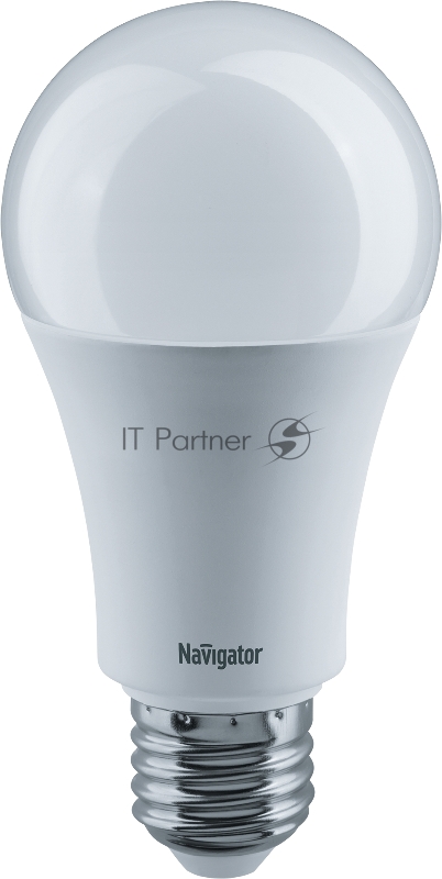 Лампа светодиодная Navigator NLL-A60-15-230-4K-E27 15 Вт грушевидная 4000К белый E27 1200 лм 176-264В