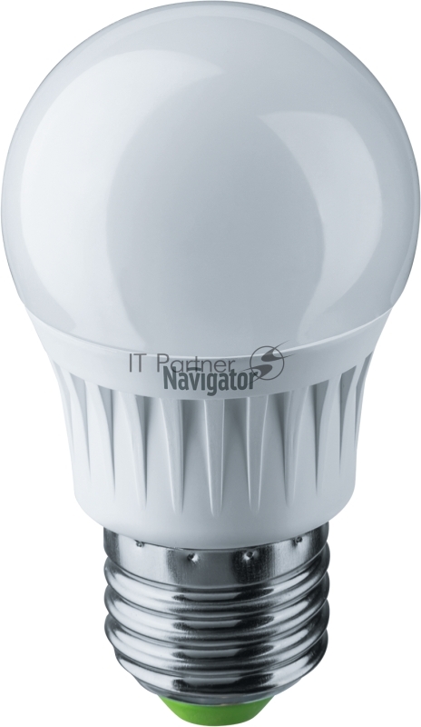 Лампа светодиодная Navigator NLL-G45-7-230-4K-E27 7Вт шар 4000К белый E27 560лм 176-264В