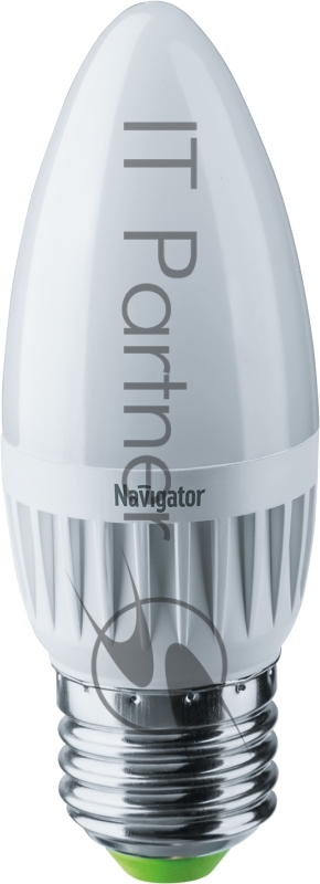 Лампа светодиодная Navigator NLL-C37-7-230-4K-E27-FR 7Вт свеча 4000К белый E27 560лм 176-264В