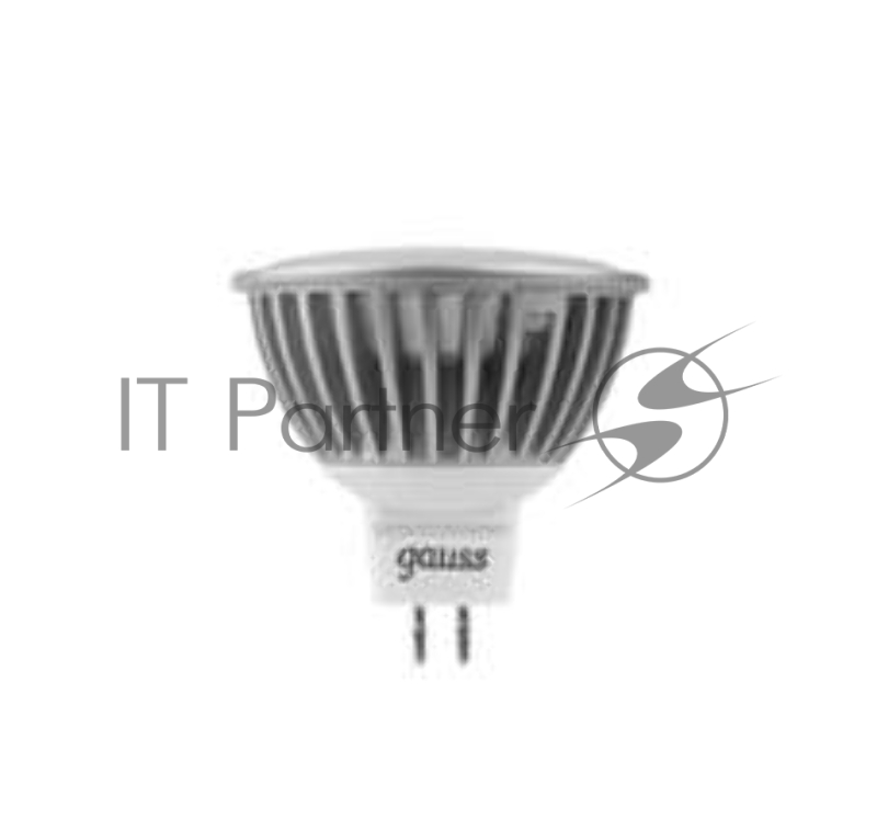 Лампа светодиодная Gauss MR16 5Вт 2700К тепл. белый GU5.3 500лм 12В FROST