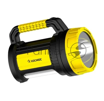 Фонарь светодиодный аккум. Космос 5W LED 3 режима бок. панель 10Вт зарядное устройство 220/12В