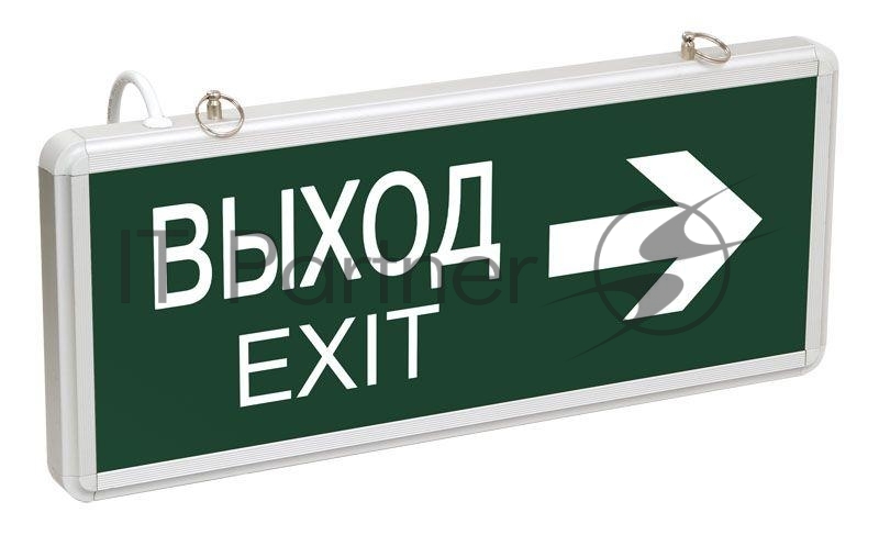 Светильник светодиодный ССА 1004 "ВЫХОД-EXIT" стрелка двустор. 3Вт IEK LSSA0-1004-003-K03