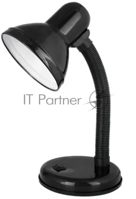 Светильник UF-301P С02 настол. 230В 60Вт черный Ultraflash 12368