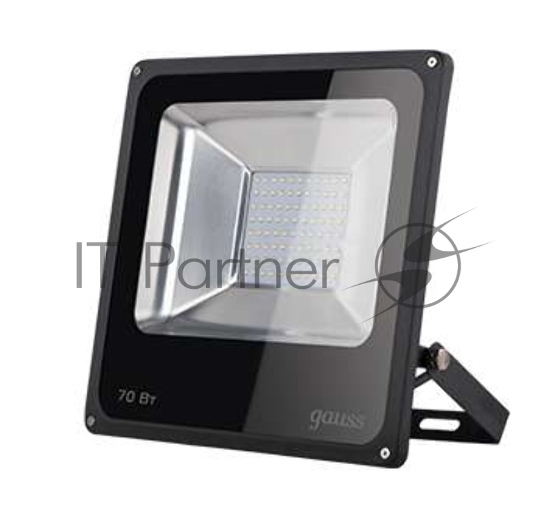 Прожектор светодиодный Gauss LED 70Вт IP65 6500К черный