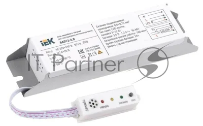 Блок аварийного питания БАП12-3.0 для LED IEK LLVPOD-EPK-12-3H