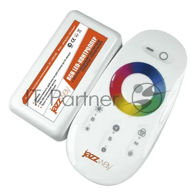 Контроллер RGb JazzWay PRC-4000HF WH 12/24В 216/432Вт белый