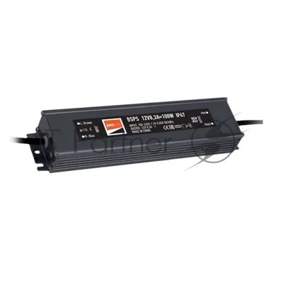 Драйвер JazzWay BSPS 12В 8.3A=100Вт влагозащ. IP67