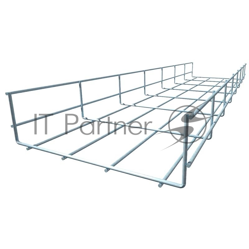 Лоток проволочный 300х60 L3000 сталь 4мм PL60х300х4.0 оцинк. КМ LO0663