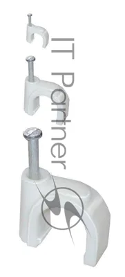 Скоба креп. круглая R8 (уп. 100 шт) IEK USK11-08-100