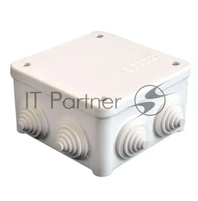 Коробка распределительная ОП 85х85х45 7 выходов 3 гермоввода IP54 крышка на винтах бел. Epplast 130111