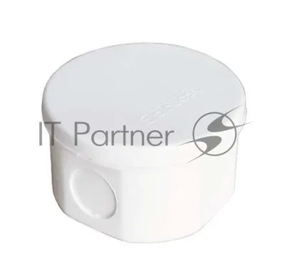 Коробка распределительная ОП d75х45 4 выхода без гермовводов IP54 крышка защелкивающаяся бел. Epplast 245351
