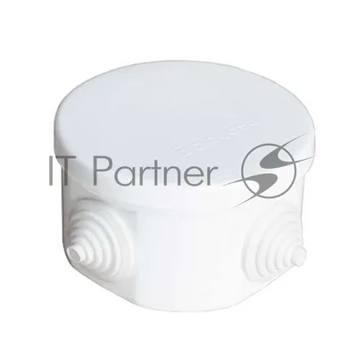 Коробка распределительная ОП d75х45 4 выхода 4 гермоввода IP54 крышка защелкивающаяся бел. Epplast 240341