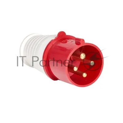 Вилка эл. каб. 16А 3P+РЕ 380В IP44 (014) EKF ps-014-16-380