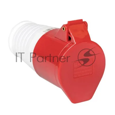 Розетка кабельная 16А 380В 3P+РЕ+N IP44 (215) EKF ps-215-16-380