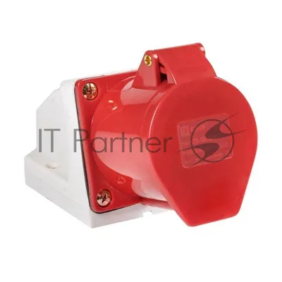 Розетка наруж. уст. 32А 380В 3P+РЕ+N IP44 (125) EKF ps-125-32-380