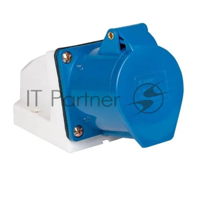 Розетка наруж. уст. 32А 220В 2P+РЕ IP44 (123) EKF ps-123-32-220