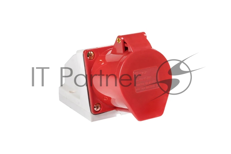 Розетка стационарная наружная EKF ps-114-16-380 16А 380В 3P+РЕ IP44 (114)