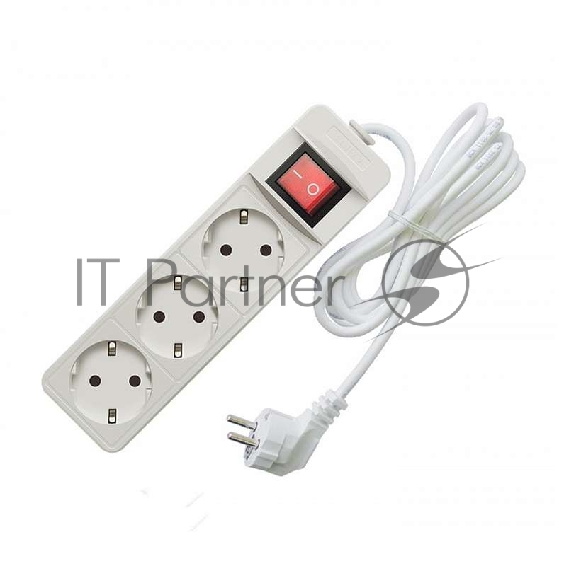 Удлинитель 3х3 м с заземл. 16А IP20 3.5 кВт с выкл. Союз 481S-8303