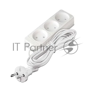Удлинитель 3х5 м без заземл. 6А IP20 ШВВП 1.3 кВт Союз 481S-0305