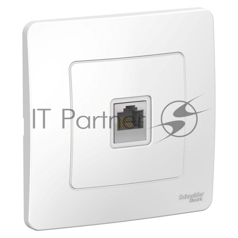 Розетка компьютерная СП Blanca RJ45 кат.5e бел. SchE BLNIS045001