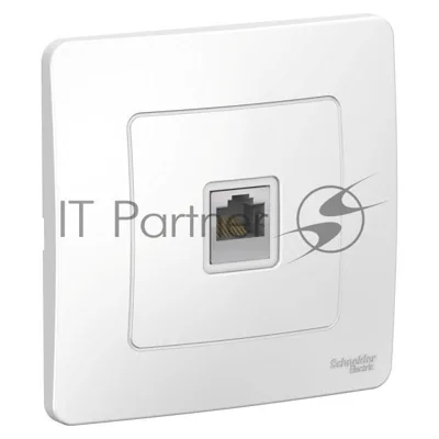 Розетка компьютерная СП Blanca RJ45 кат.5e бел. SchE BLNIS045001