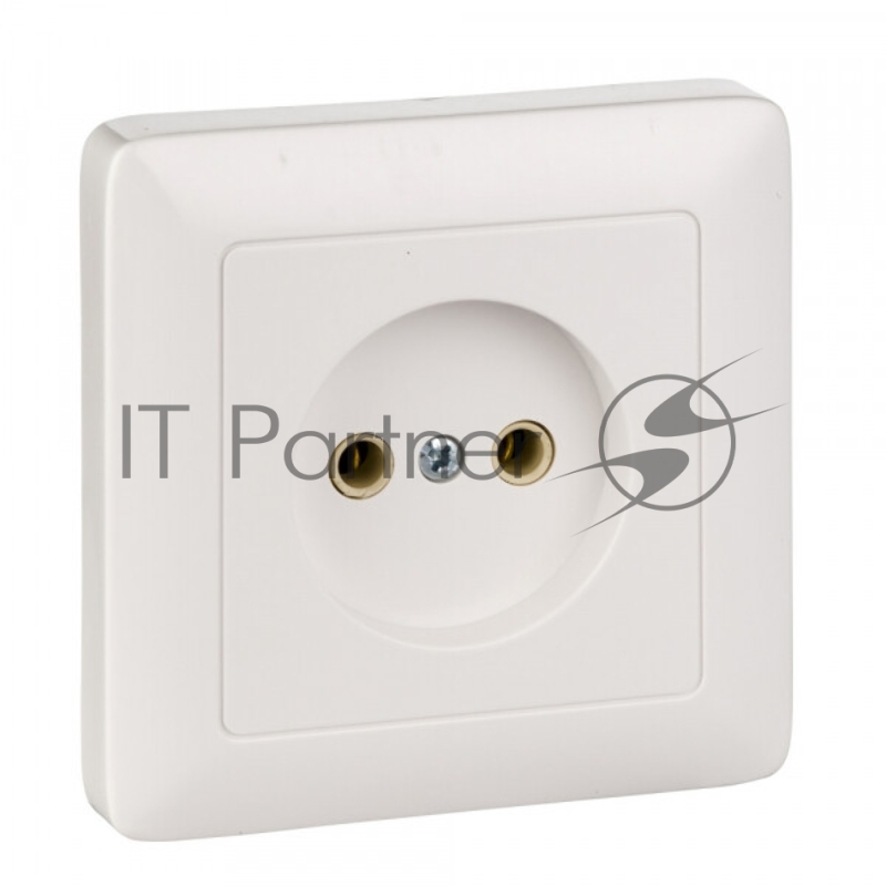 Розетка 1-м СП Хит 10А IP20 без заземл. бел. SchE RS10-132-B