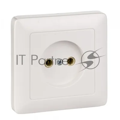 Розетка 1-м СП Хит 10А IP20 без заземл. бел. SchE RS10-132-B
