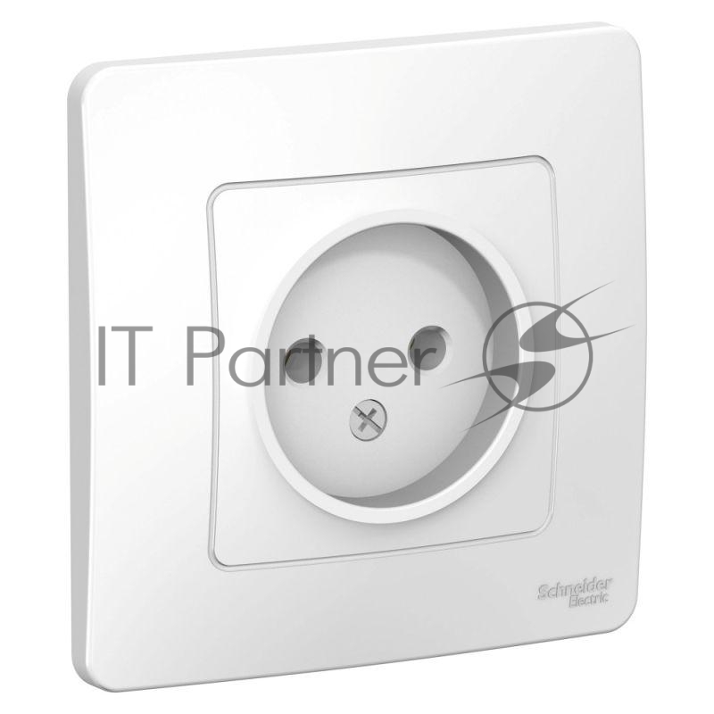 Розетка СП Blanca 16А 250В без шторок без заземл. бел. SchE BLNRS000011