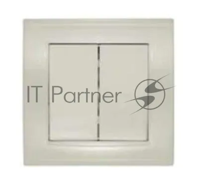 Выключатель 2-кл. СП Бриллиант 10А IP20 сл. кость Universal 7948622