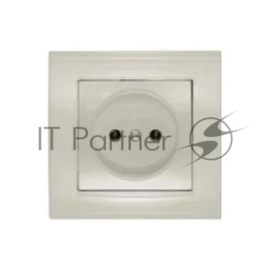 Розетка 1-м СП Бриллиант 16А IP20 сл. кость Universal 7948806