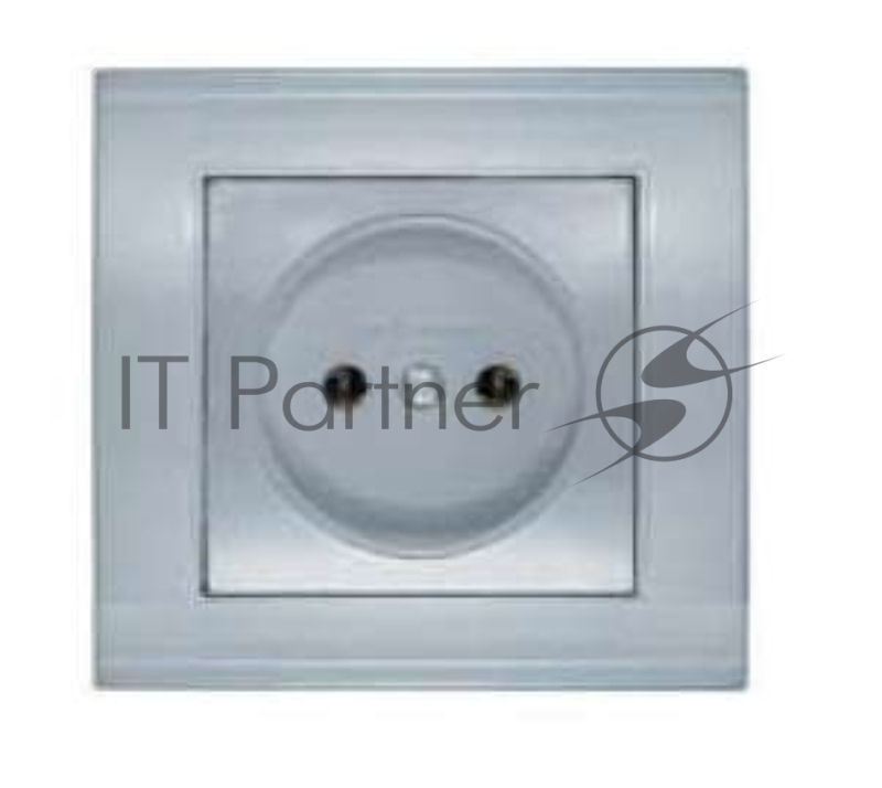 Розетка 1-м СП Бриллиант 16А IP20 серебр. Universal 7949834