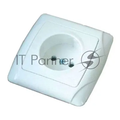 Розетка 1-м СП Маргарита 16А IP20 бел. Universal М0022