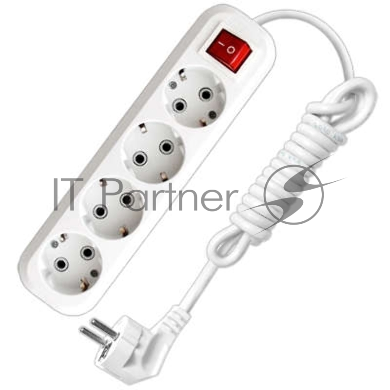 Удлинитель 4х2 м с заземл. 16А IP20 S-304 с выкл. ПВС 3х1 UNIVersal 9634419