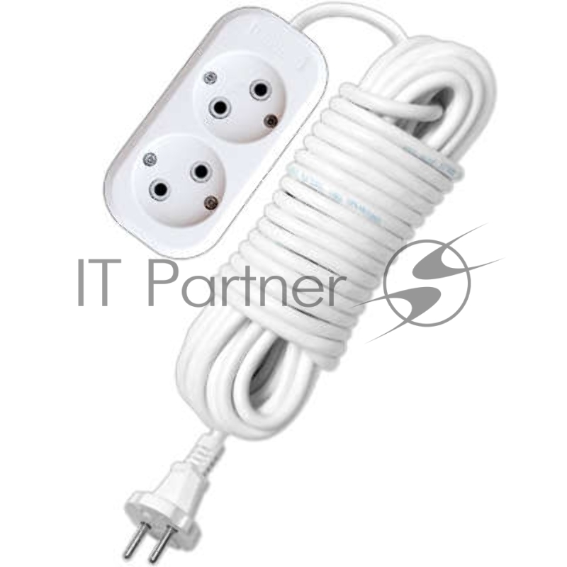 Удлинитель 2х10 м без заземл. 10А IP20 Е-202 АБС-пл. ПВС 2х0.75 UNIVersal 9634265