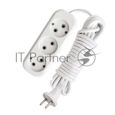 Удлинитель 3х5 м без заземл. 10А IP20 Е-203 АБС-пл. ПВС 2х0.75 UNIVersal 9631965